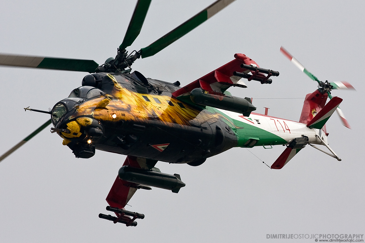 Mil Mi-24V Hind – Hungary AF , Batajnica 2009 © www.dimitrijeostojic.com