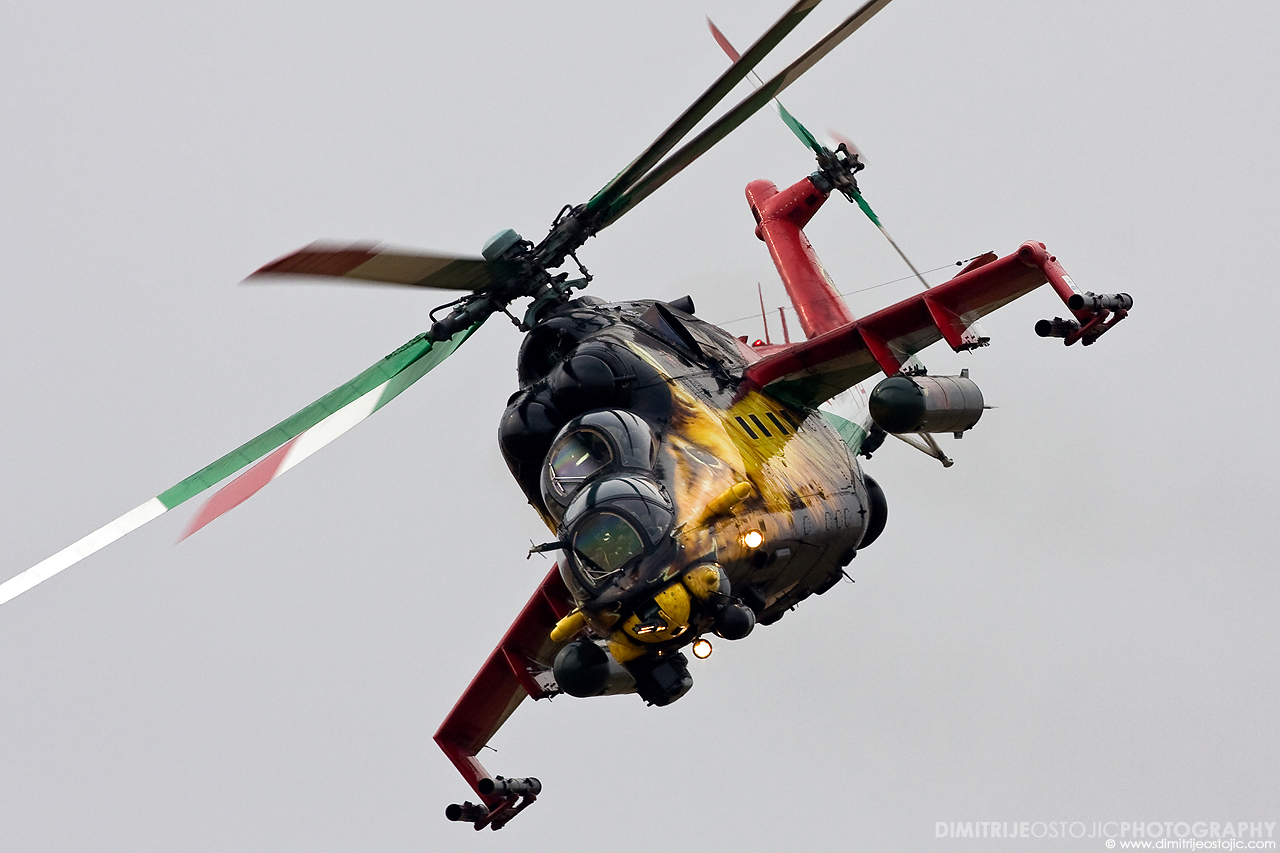 Mil Mi-24V Hind – Hungary AF , Batajnica 2009 © www.dimitrijeostojic.com