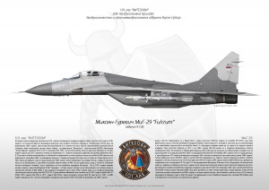 MiG-29 18101 color profile by Dimitrije Ostojic / www.dimitrijeostojic.com